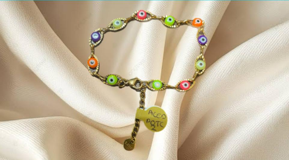 PULSERA DE OJO TURCO DE COLORES
