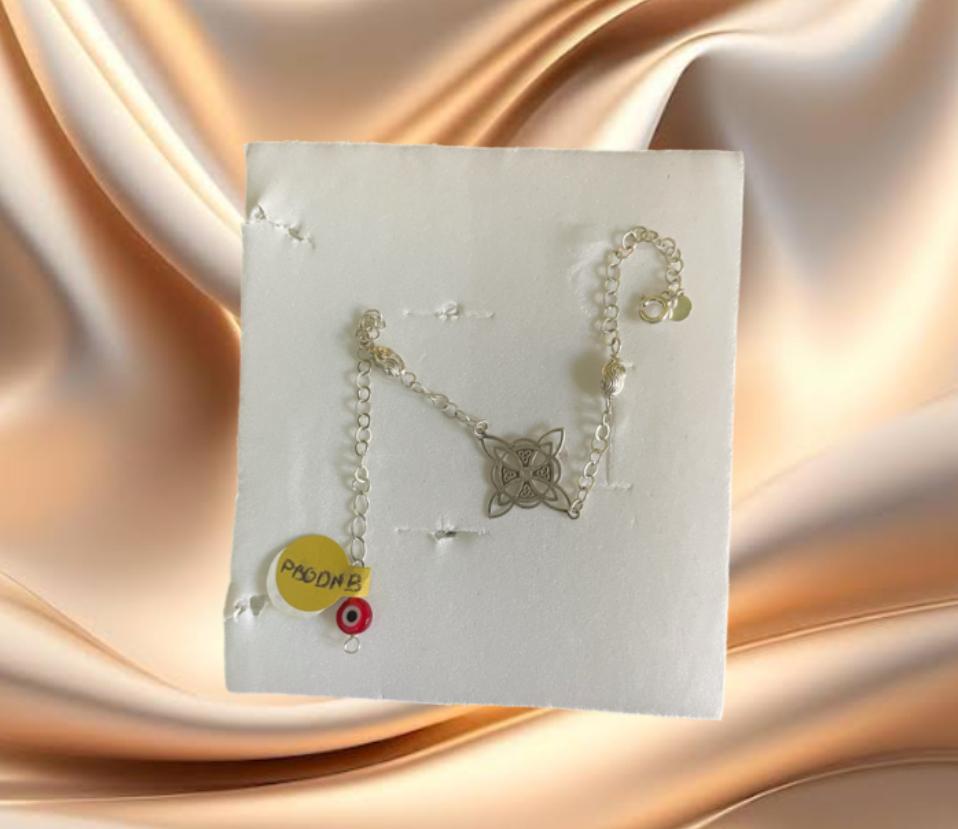 PULSERA BOLITAS OVALADAS DIAMANTADAS