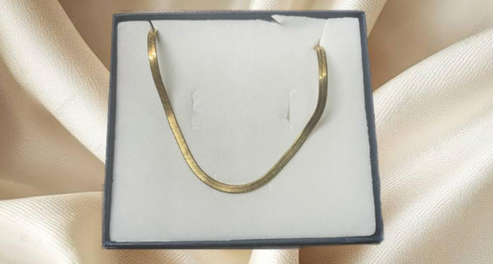 CADENA TEJIDO DE VIVORA DE DAMA