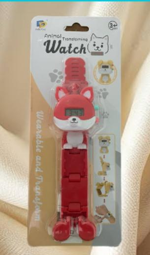 RELOJ DIGITAL GATO TRANSFORMIN