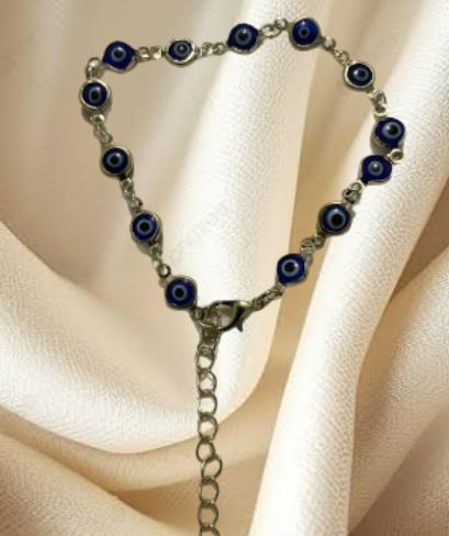 TOBILLERA OJO TURCO ELEGANTE COLOR ROJO