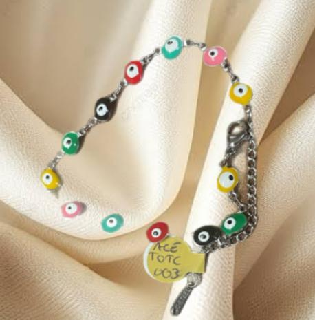 TOBILLERA DE OJO TURCO DE COLORES