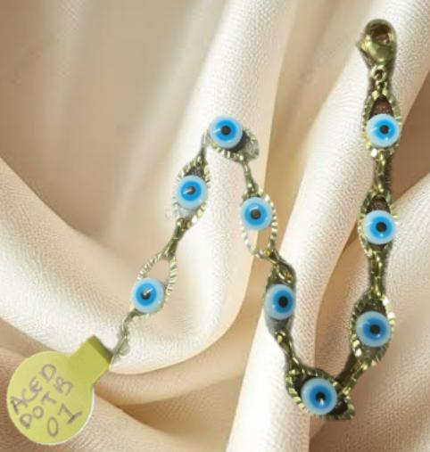 PULSERA DE OJO TURCO BLANCO
