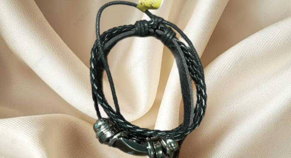 PULSERAS VINTAGE HIP HOP ESTILO PUNK DE CUERO SINTETICO DE MULTIPLES ESTILOS PARA HOMBRES