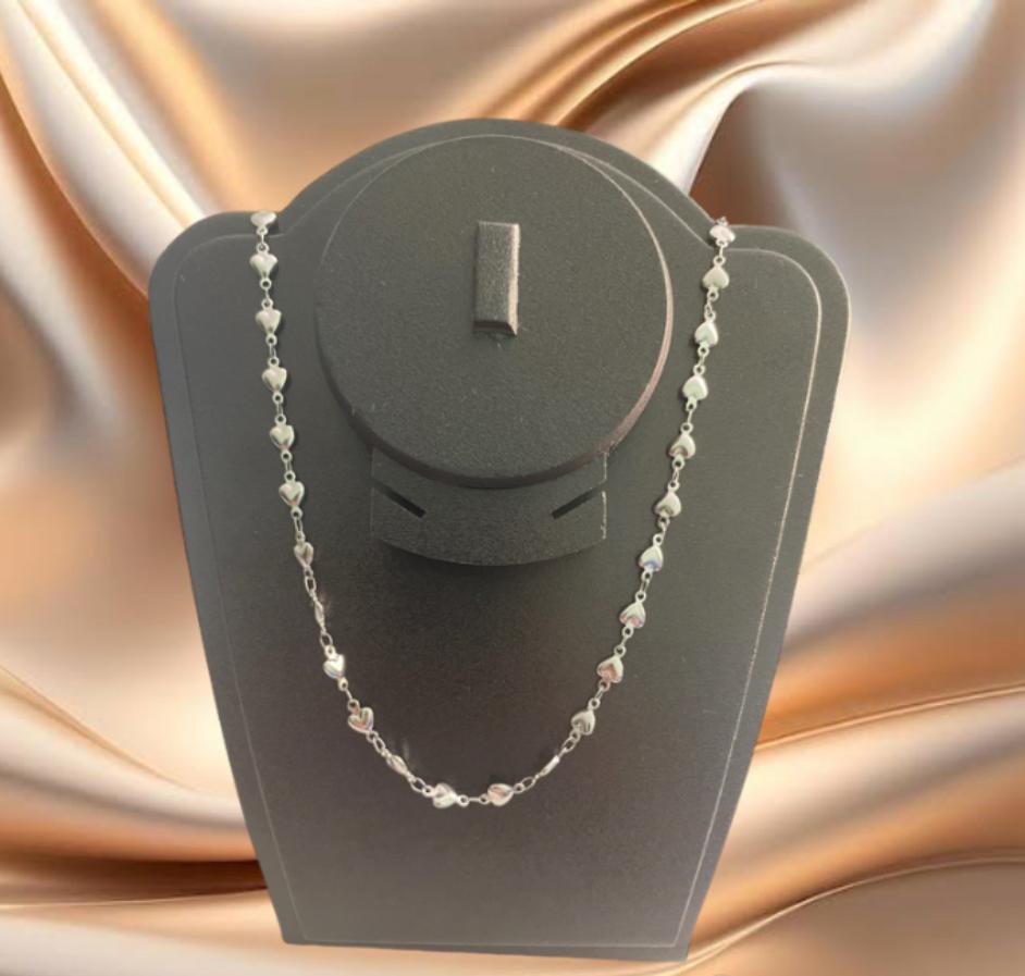 CADENA DE CORAZONES PARA DAMA